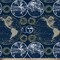 Celestial Globes Anti-Pill Premium Fleece Fabric | By The Yard